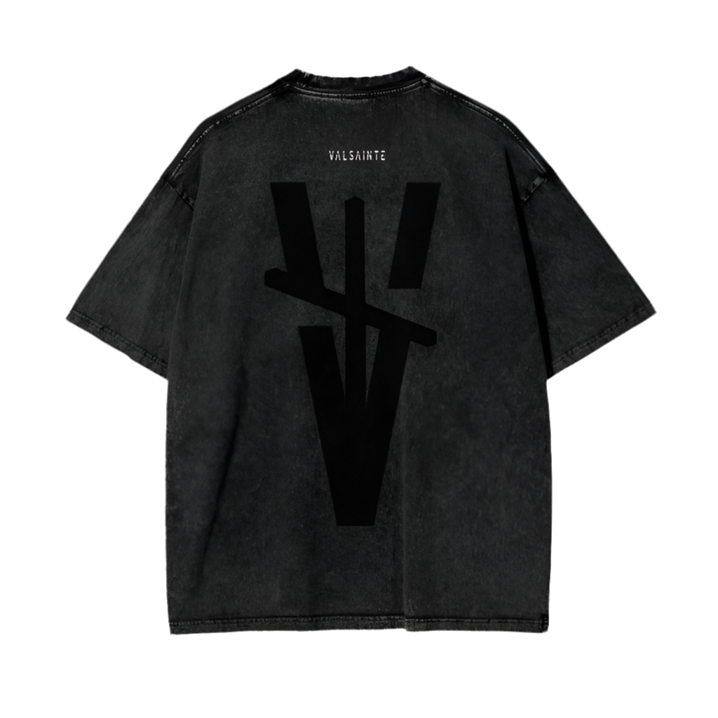 Logo Acid Wash Oversize T-Shirt